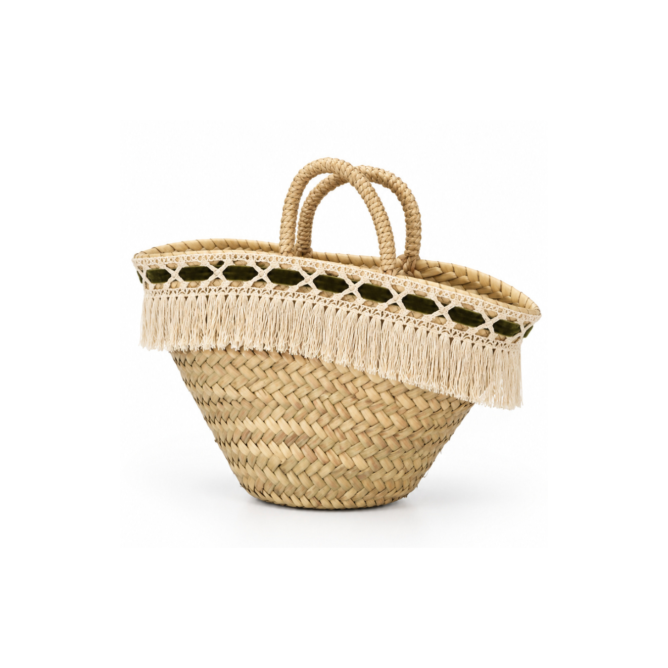 Cesta con flecos