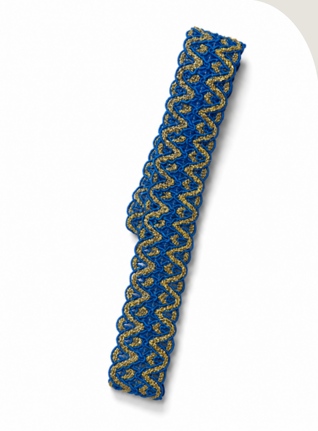 Choker bordado azul