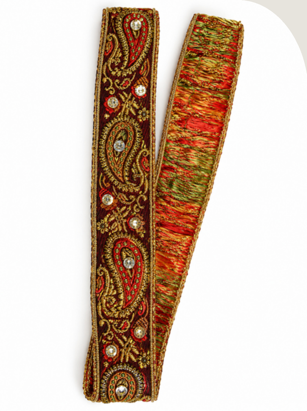 Choker Burdeos jacquard