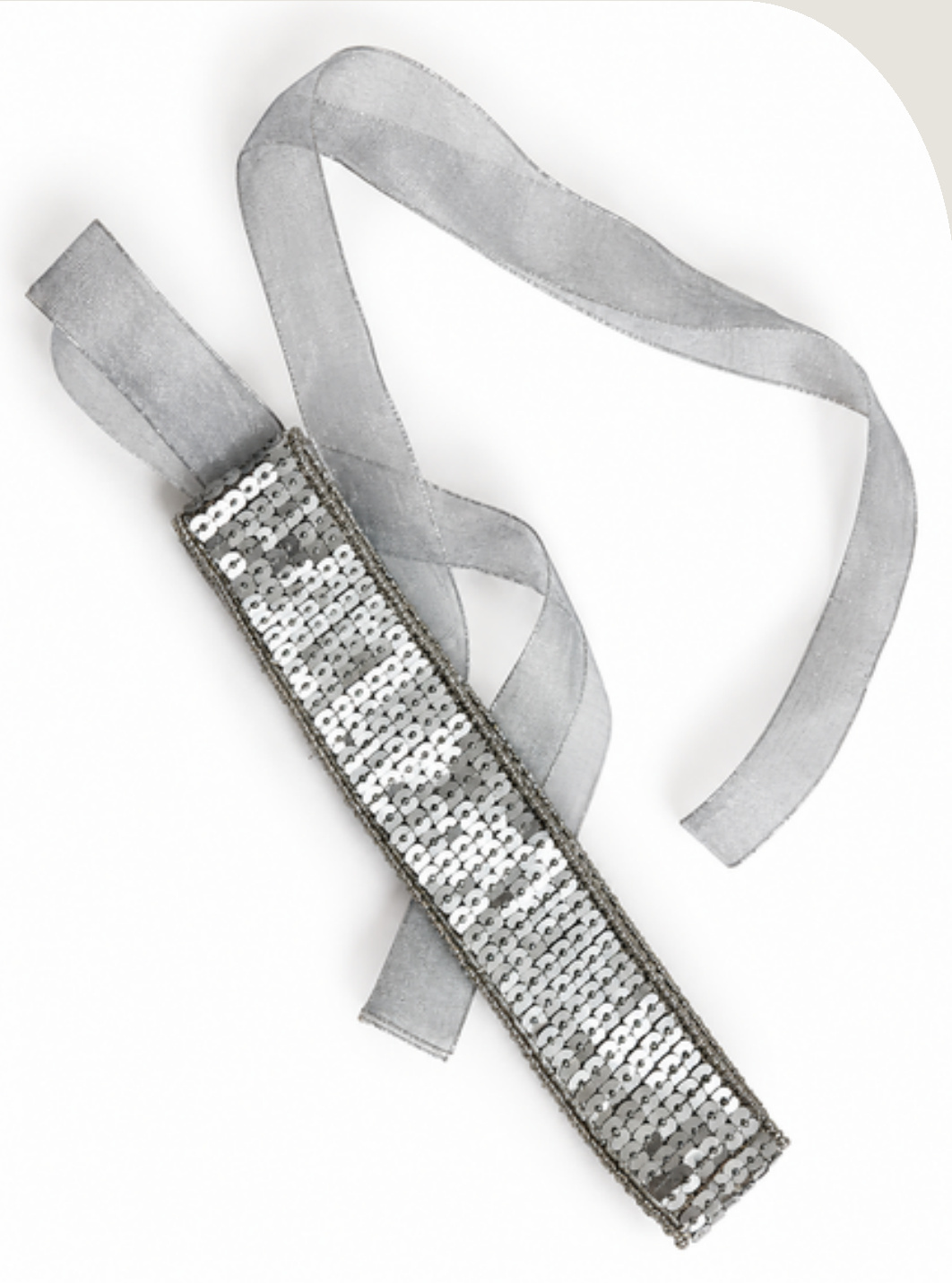 Choker Plata de lentejuela
