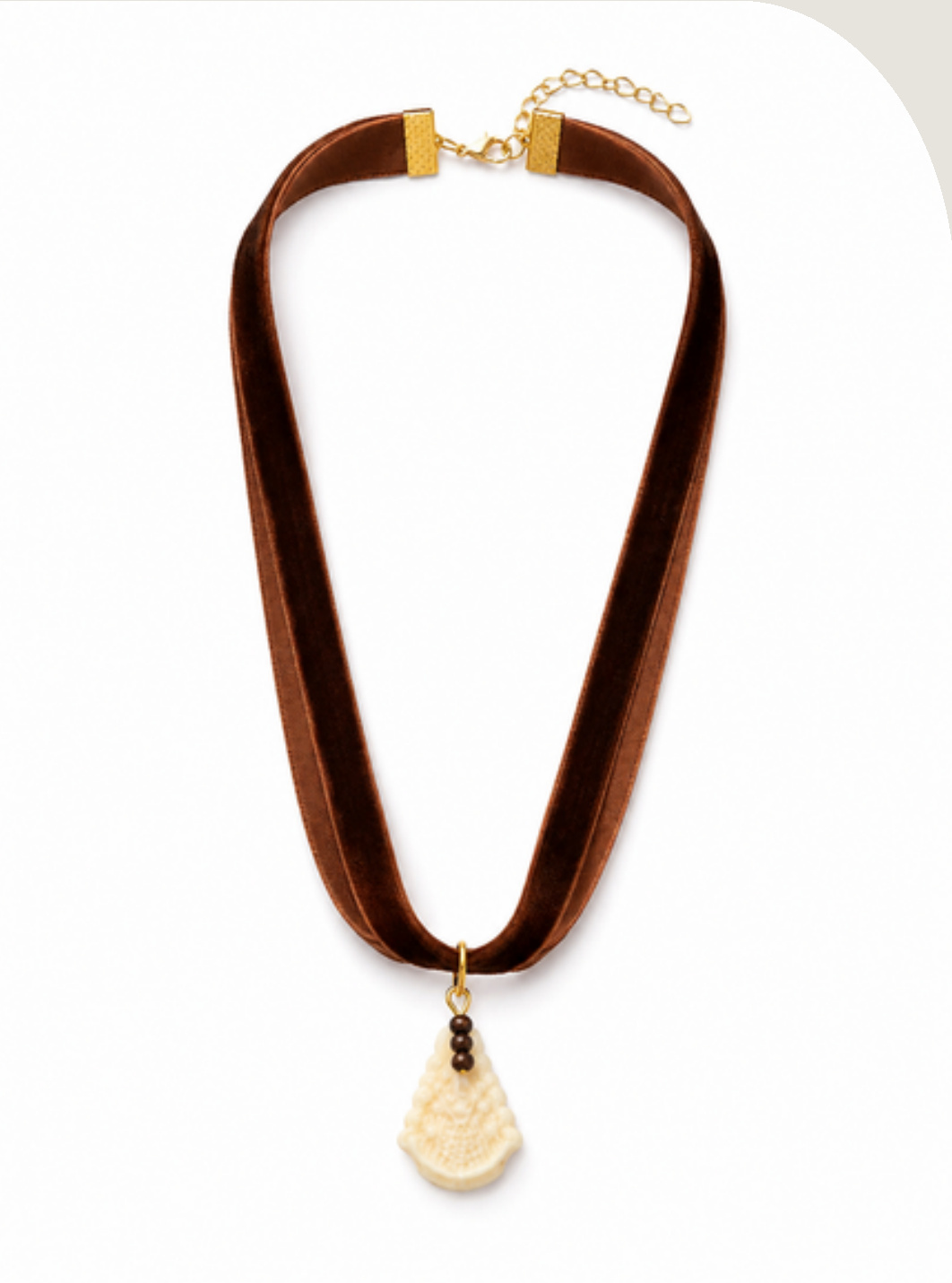 Collar Virgen malva